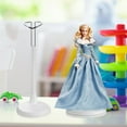 thumbnail image 4 of ELAYARD 2Pcs White Doll Holder Display Stand for Doll Collectors in Store Setting, 4 of 7