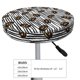 thumbnail image 4 of Balery Haloween Pumpkins Fundas de asiento para taburete de bar redondo de tela de terciopelo ajustables que protegen de arañazos y manchas para sillas de 14 a 17 pulgadas.-13 inch, 4 of 7