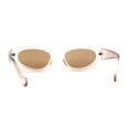thumbnail image 2 of Women Classy Thick Temple Mod Cat Eye Plastic Sunglasses Beige Brown, 2 of 4