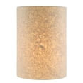 thumbnail image 4 of Aspen Creative 31286 Transitional Drum (Cylinder) Shape Spider Construction Lamp Shade in Off White, 8" wide (8" x 8" x 11"), 4 of 5