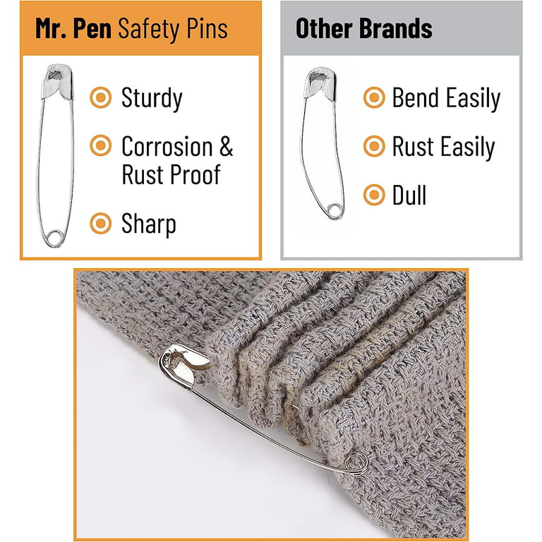 20 x Gilt Golden Gold Sewing Small Safety Pins - Art Craft Sew
