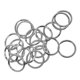 thumbnail image 1 of 40 Piezas 20mm 304 Anillos De Llaves De Acero Inoxidable Keycahins DIY SM SunniMix Anillos partidos de acero inoxidable, 1 of 8