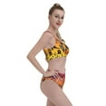 thumbnail image 4 of Kdxio Happy Halloween 4 for Womens High Waisted Bikini Top Sports Style Two Piece Bathing Suits, 4 of 7