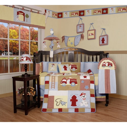 13 piece crib bedding set boy