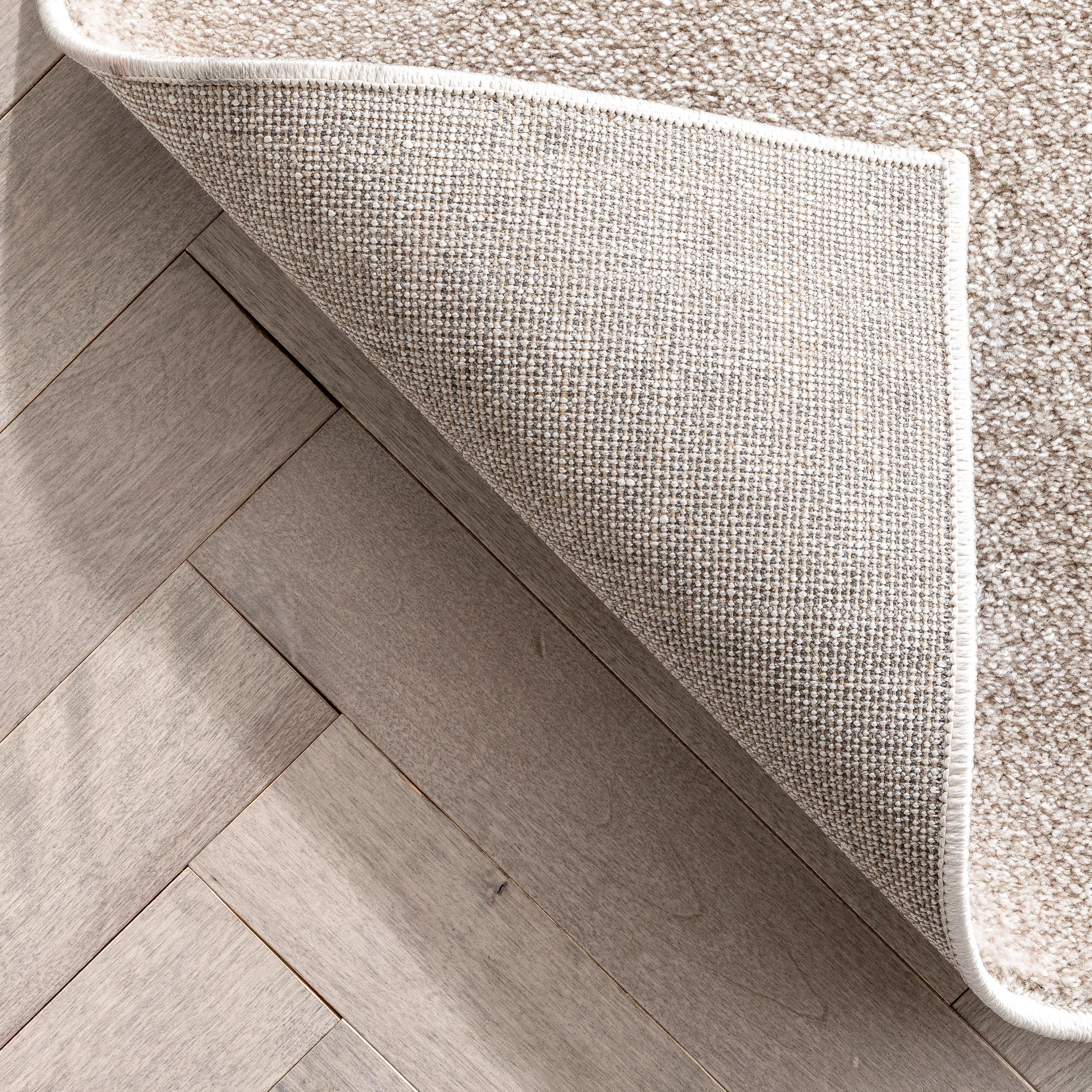 Well Woven Lisbon Myra Botanical Abstract Leaves Pattern Ivory Retro 5'3" x 7'3" Area Rug