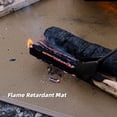thumbnail image 1 of Estera de aislamiento de tela ignífuga para acampar al aire libre, manta ignífuga de fibra de vidrio de silicona resistente a altas temperaturas, manta ignífuga para barbacoa, tapete de mesa anti, 1 of 5