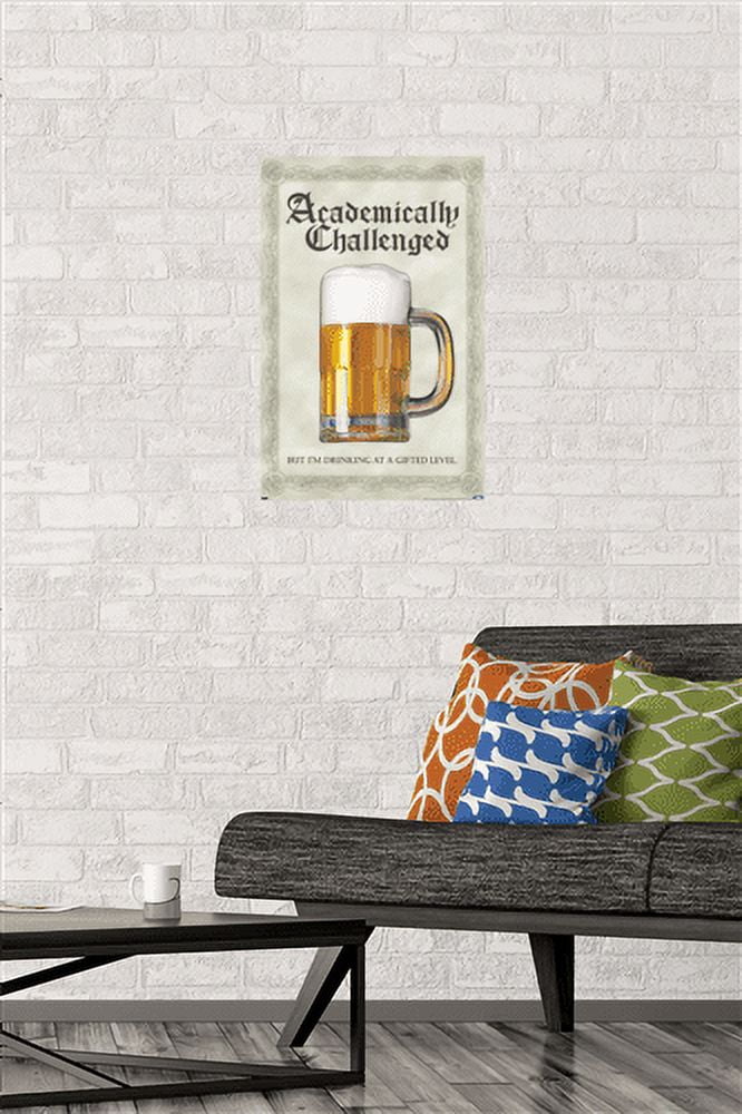 Academically Challenged Wall Poster, 14.725" x 22.375"