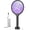 Black, variant on Electric Fly Swatter 4000V Bug Zapper Racket Dual Modes Mosquito Killer with Purple Mosquito Light Rechargeable for Indoor Home Office Backyard Patio Camping