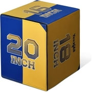 Yes4All 3-in-1 20"x18"x16" Soft Plyo Box Wooden Core, Foam for Jumping Exercise, Crossfit, Basketball Version