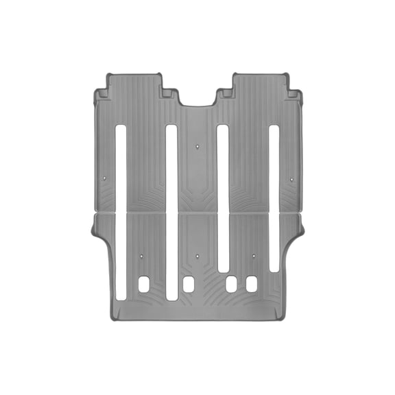 WeatherTech Custom Fit FloorLiners compatible with 2015-2021 Kia Sedona - Two piece - 2nd and 3rd row coverage, Grey