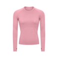 thumbnail image 4 of SRZYMJ Women's Workout Tops Long Sleeve Shirts Yoga Sports Breathable Gym Athletic Top Slim Fit, 4 of 4