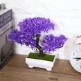 thumbnail image 4 of Tabletop Decoration,Artificial Bonsai Fake Blossom Artificial Potted Plant Fake Blossom Enhanced Features, 4 of 9
