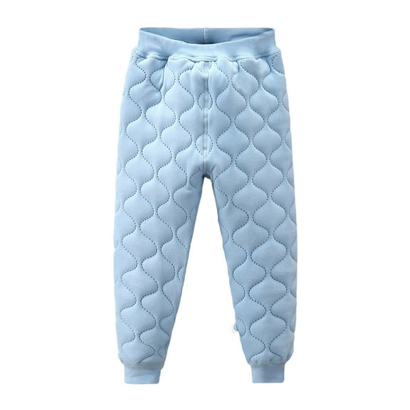 GUOBIOZIY Boys Girls Joggers Lightweight Hiking Pants Kids Athletic Running Pants Joggers Pants (Blue,6-12 M)