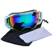 Agptek Ski goggles Anti-fog Colored Double Lens adult snowboard Electroplating Lens