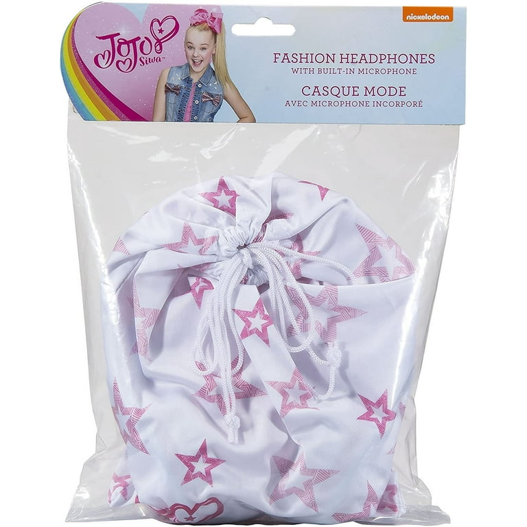 JoJo Siwa Bow Fashion Headphones with Built in Microphone Travel