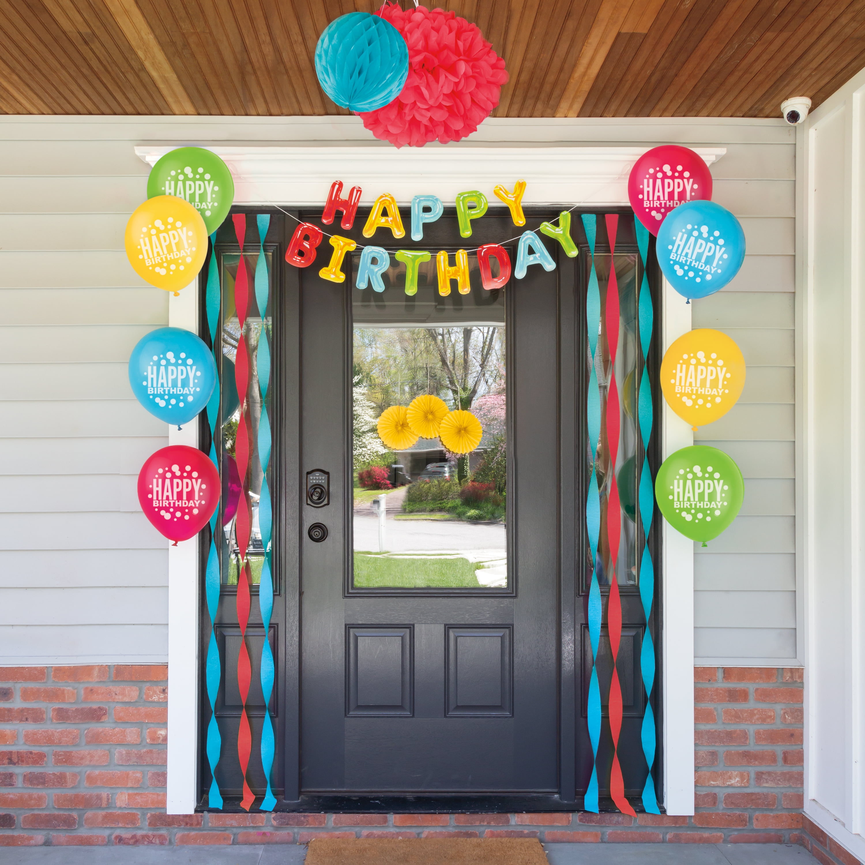 Deluxe "Happy Birthday" Virtual Birthday Party Decorating Kit