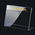 thumbnail image 1 of Porte-cartes de Visite Support de Cartes de Visite Porte-Cartes de Visite Bureau Porte-Cartes de Visite Acrylique Premium Forme L Anti-Rayures Robuste Durable Présentoir de Cartes de Visite pour Bureau Hôtel, 1 of 1
