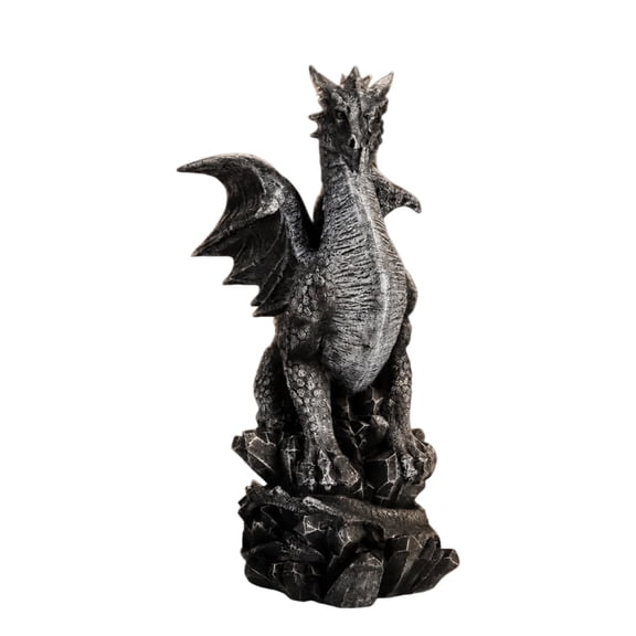 Orangide Resin Dragon Statue Decorative Figurine for Home Office Desk Ornament Collectible Gift Handmade Living Room Shelf Art Decor Fantasy