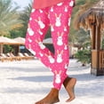 thumbnail image 2 of Idoravan Leggings for Women Yoga Leggings Women'S Casual Fashion Easter Rabbit Print Tight Yoga Pants Leisure Fashion Leggings, 2 of 5