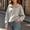 Gray, variant on Piuwrlz Girls Plain Sweatshirts for Kids Fall Hood Hoodies Long Sleeve Pullover Gray Size 13-14 Years