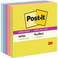 thumbnail image 1 of Feuillets super collants Post-it® 654-5SSJOY, collection Joie estivale, 76 mm x 76 mm (3 po x 3 po), 5 blocs/paquet, 90 feuillets/bloc, 1 of 2