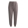 thumbnail image 4 of Sweatpants Womens High Waisted Lounge Joggers Pants Cinch Bottom Sweatpants Drawstring with Pockets Womens Tall Sweatpants, 4 of 4
