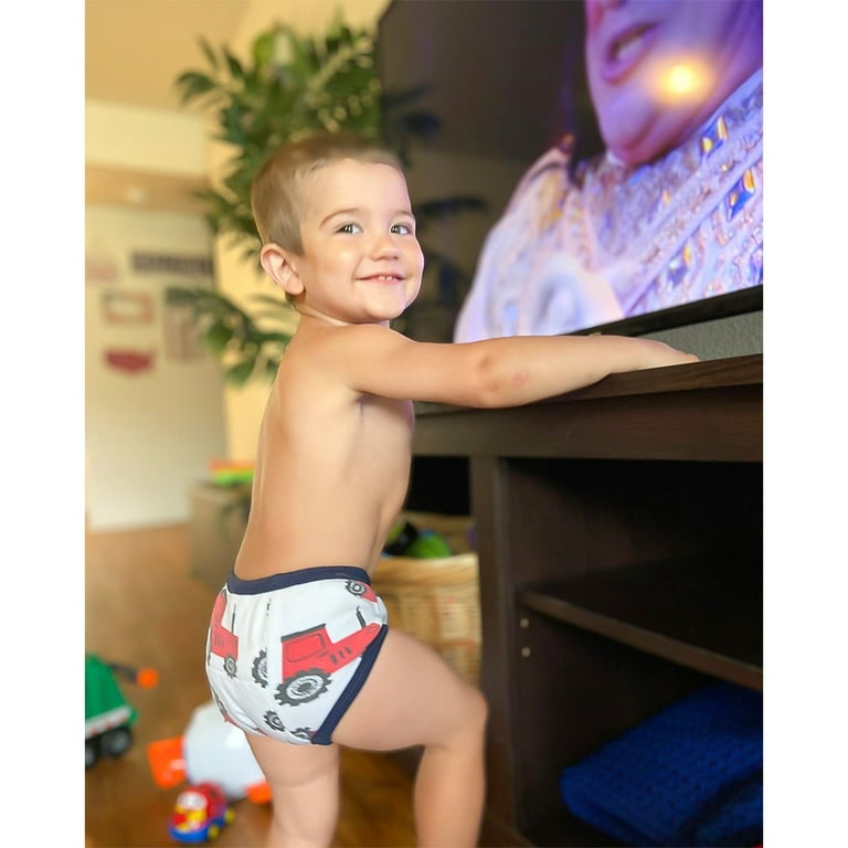 BIG ELEPHANT Toddler Potty Training Pants, Cotton Soft Training Underwear  for Boys, 2T