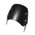 thumbnail image 4 of Parabrisas de motocicleta vintage de repuesto, accesorios resistentes, deflector de viento Negro, 4 of 9