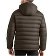 thumbnail image 3 of Men's Puffer Jackets Lightweight Warm Winter Coat Water-Repellent Windbreaker Quilted Jacket with Pockets, 3 of 6