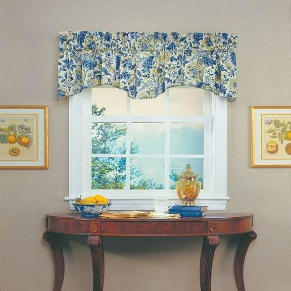 Waverly Imperial Dress Window Valance, Porcelain