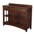 thumbnail image 2 of SEI Camino Mission Faux Slate Sideboard and Display Curio, 2 of 9