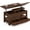 Walnut antique color, variant on QinaQin 40-Inch Height-Adjustable Multi-Functional Coffee Table Features Drawers and Hidden Storage, Converted Into a Dining Table Or Worktable for  Sofas, Games, Entertainment, Saving Space