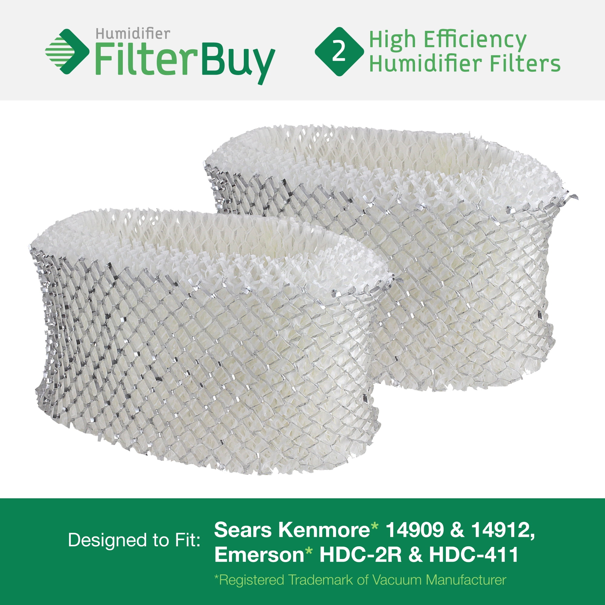 6 REPL Kenmore 14906 /& Emerson MAF1 Humidifier Wick Filters Part # 42-14906