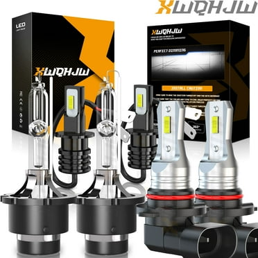 LED HID Xenon 9005 D2S Headlight Bulb High Low Beam H3 Fog Light White 6000K 6Pcs
