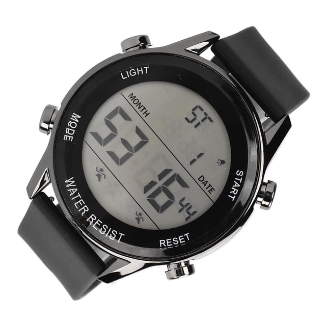Reloj Digital, Alarma Luminosa, Visualización De La Fecha De La Semana, De 12 24 Horas, Reloj Deportivo Al Aire, Correa De Silicona Impermeable Para Ejercicio Para