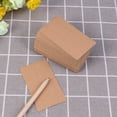 thumbnail image 7 of WRISTBIQUE 100Pcs Double Sided Kraft Paper Memo Pads Chocolate Color for Message Cards and Scrapbook, 7 of 7