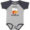 thumbnail image 3 of Inktastic Thanksgiving Nana's Lil' Butterball Cute Turkey Face Boys or Girls Baby Bodysuit, 3 of 5
