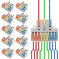 thumbnail image 1 of DIANN 10 conectores de palanca para cables 28-12 AWG, empalme rápido, 1 of 5