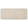 thumbnail image 1 of Ivory Kitchen Mat, Victorian Swirls in Striped Pattern Baroque Style Renaissance Inspirations Image, Plush Decorative Kitchen Mat with Non Slip Backing, 47" X 19", Cream Tan, by Ambesonne, 1 of 1