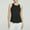 Black, variant on SNKSDGM Female Summer Tank Tops for Women Flowy Tank Top for Women Loose fit Sleeveless Racerback Women's Sports Running Tailcoat Back Fitness Top Split Loose Yoga Cover Up Summer S