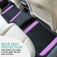 thumbnail image 6 of FH Group Carpet Floor Mats for Car, SUV, Van Universal Fit w/ Free Gift - Full Set F14407Purple, 6 of 10