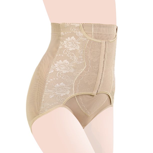 Unique Bargains Skin Color Size XXL High Waist Body Belly Control