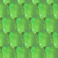 thumbnail image 1 of Ahgly Company Machine Washable Indoor Square Transitional Dark Lime Green Area Rugs, 8' Square, 1 of 7
