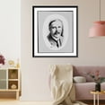 thumbnail image 3 of Historic Framed Print, [Sir Ernest Rutherford, head-and-shoulders portrait facing slightly left], 17-7/8" x 21-7/8", 3 of 9