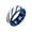 Blue, variant on Twill Horizontal Ring Flower Inner Sand Edge Double Batch Rings – Elegant Ring for Everyday Wear and, 5.19 cm, Gold