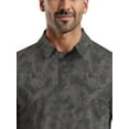 thumbnail image 4 of Ben Hogan Men's & Big Men's Performance Watercolor Camo Short Sleeve Golf Polo Shirt, Sizes S-5XL, 4 of 7