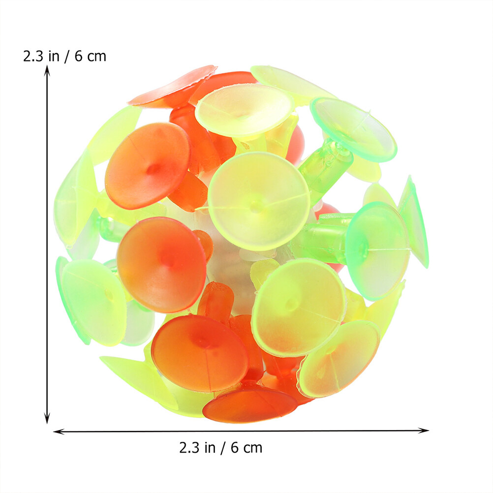 7pcs Jouets Suceur de Boule d'Enfants Lumineux Interaction Parent-Enfant Ventouse Boule Enfants Jouet de Fête Jouet