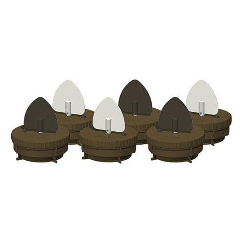 MOJO Outdoors Flock A Flicker Motion Spinning Wing Duck Decoys (6 Pack
