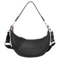 thumbnail image 2 of Bolso Cruzado Crescent Bag Diseñador Tejido Con Correa Ajustable para Mujer, 2 of 9