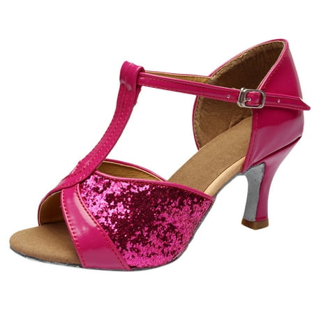 

HGWXX7 Sandals For Women Summer Womens Color Fashion Rumba Waltz Prom Ballroom Latin Salsa Dance Shoes Sandals Stylish Shoes